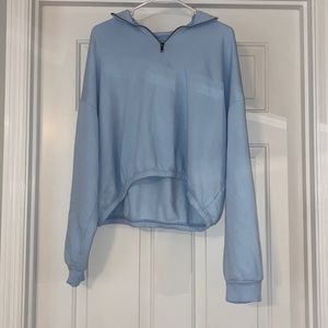 American Eagle Cropped Zip-Up